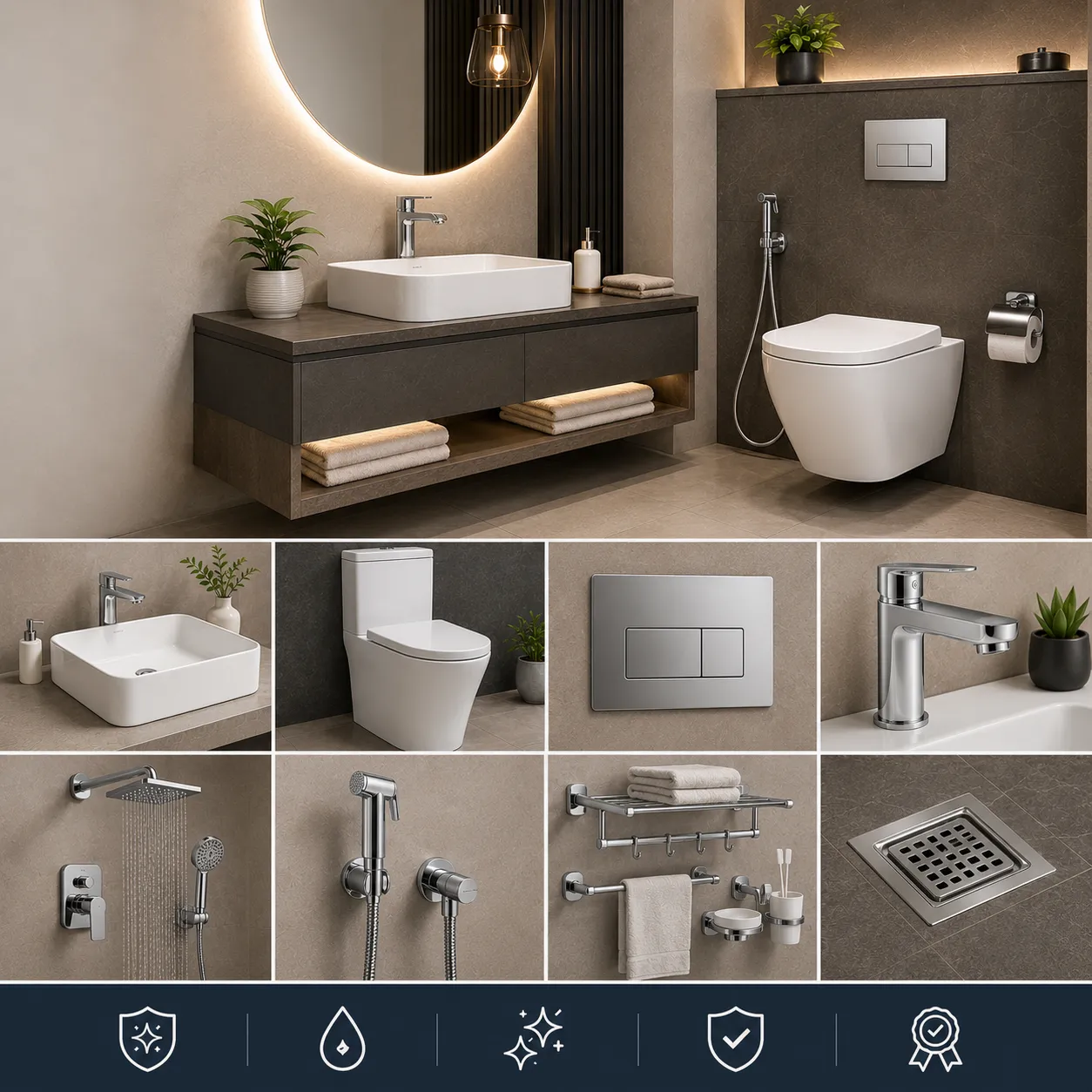 Sanitary Ware & Toilet Fittings