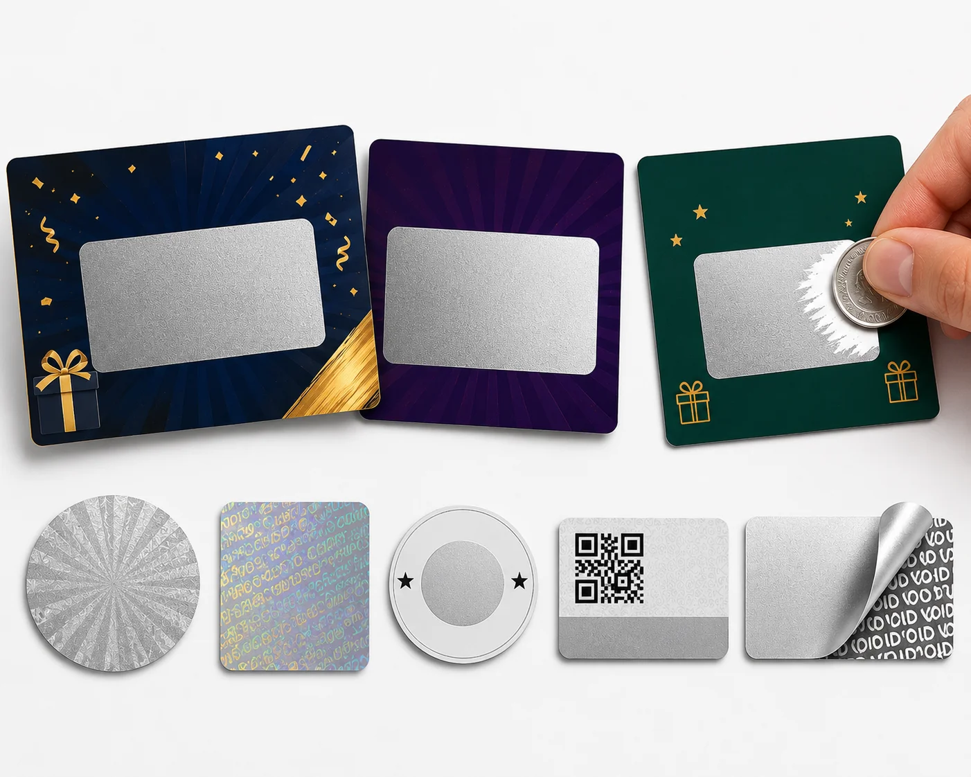 Scratch Coupons & Security Stickers
