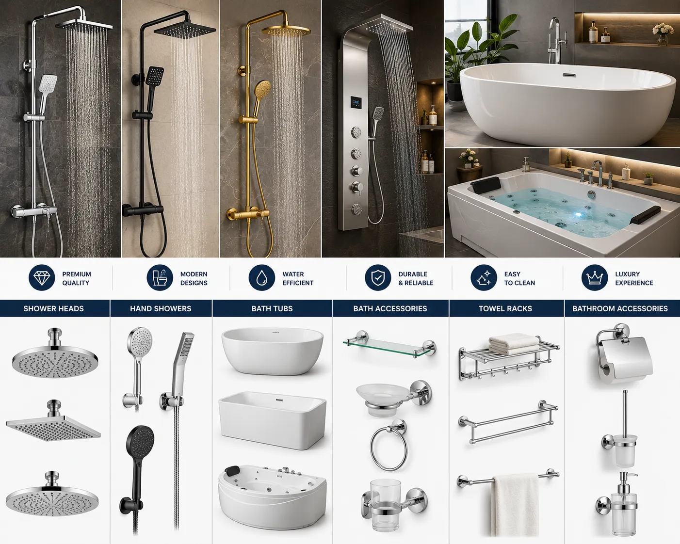 Showers, Bathtubs & Bath Accessories