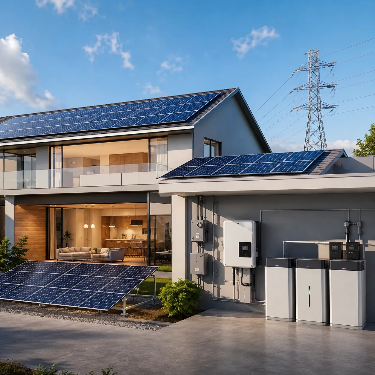 Solar Power Systems (On-Grid & Off-Grid)