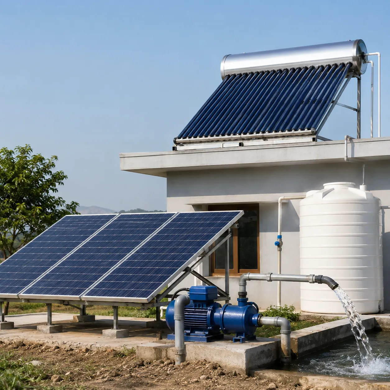 Solar Water Heaters & Pumps