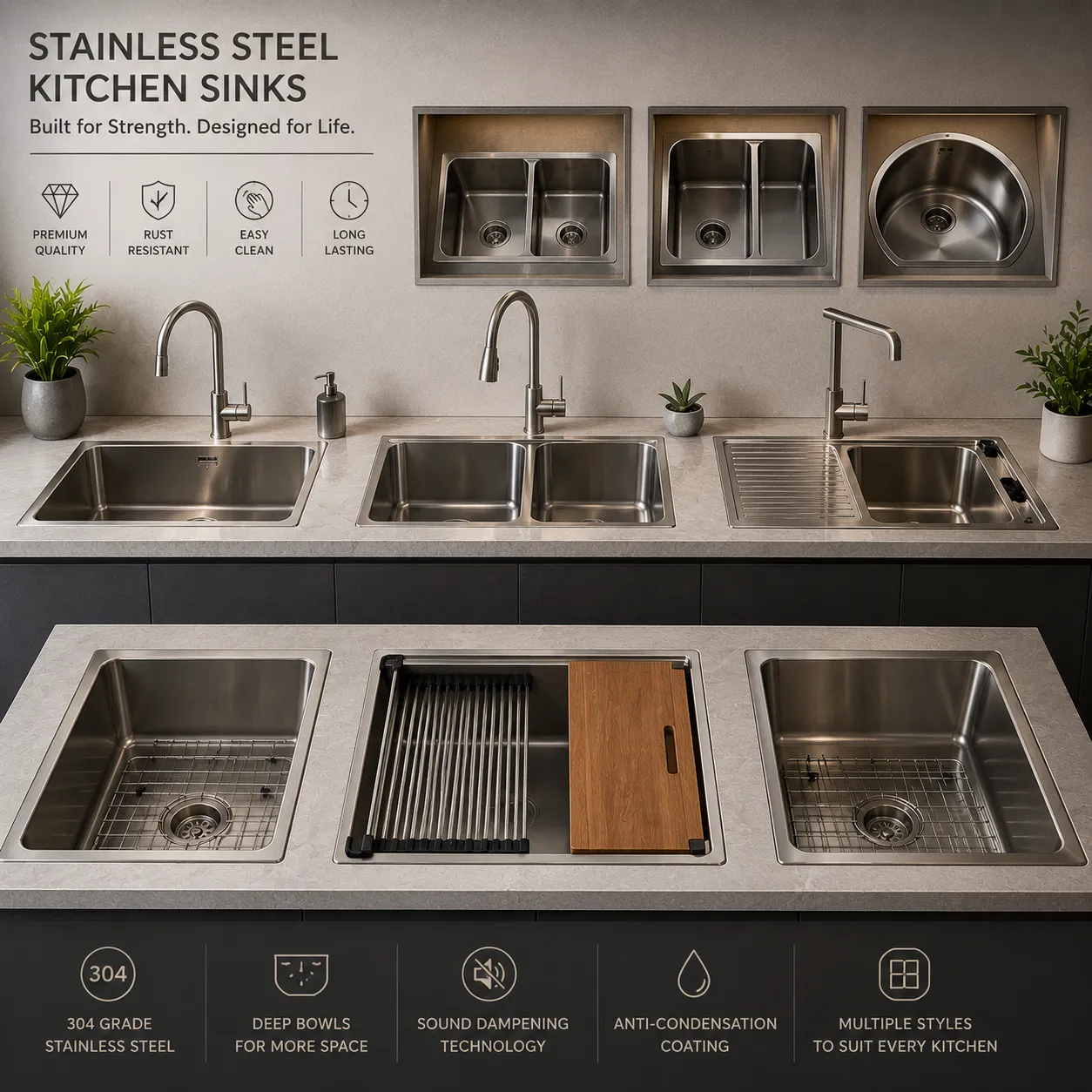 Stainless Steel Kitchen Sinks