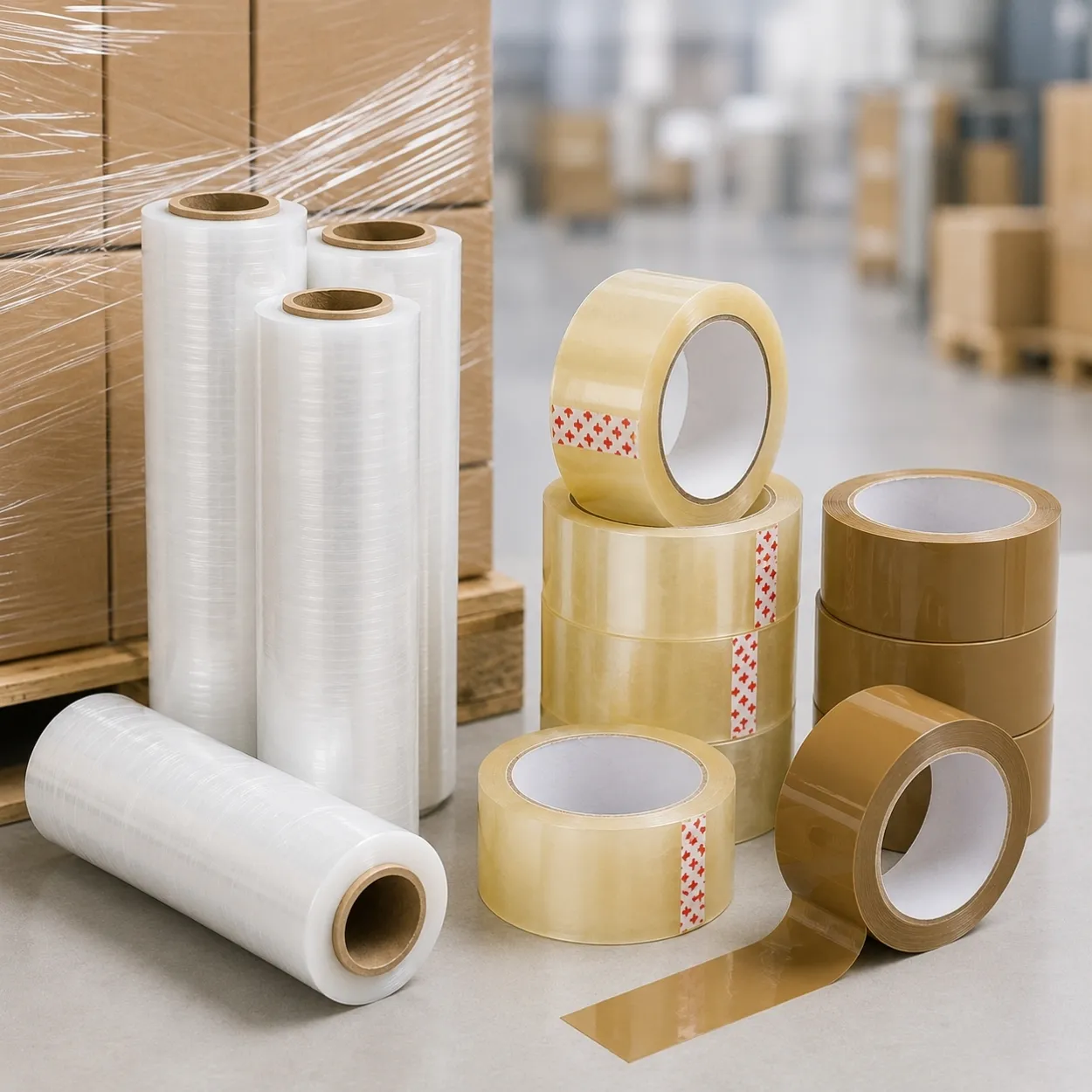 Stretch Films & BOPP Tapes