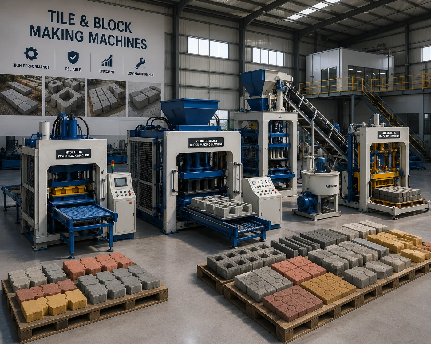 Tile & Block Making Machines