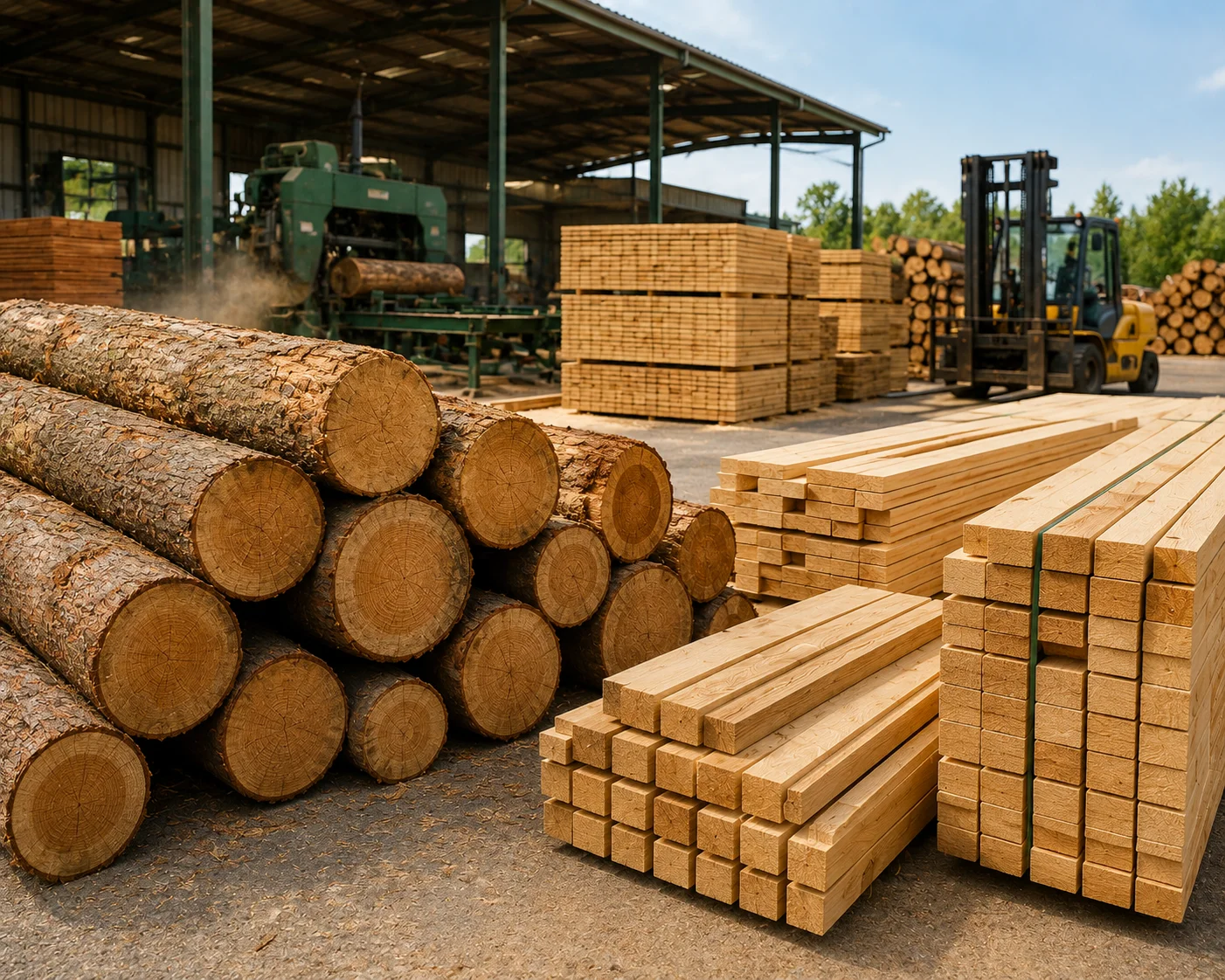 Timber Logs & Sawn Timber