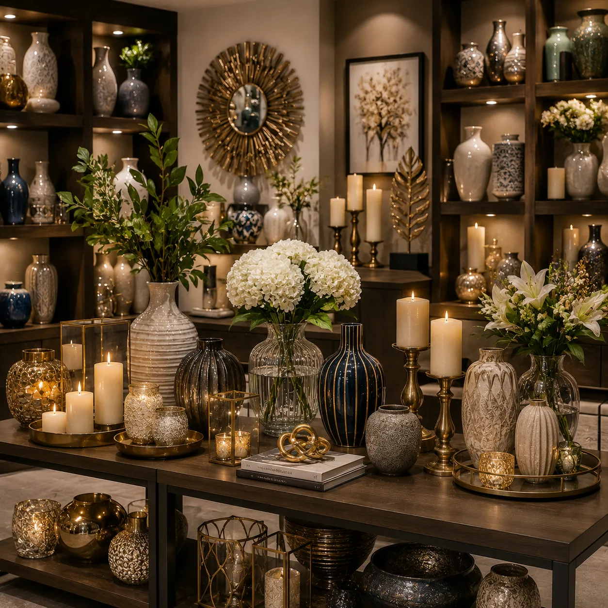 Vases, Candles & Decorative Accents