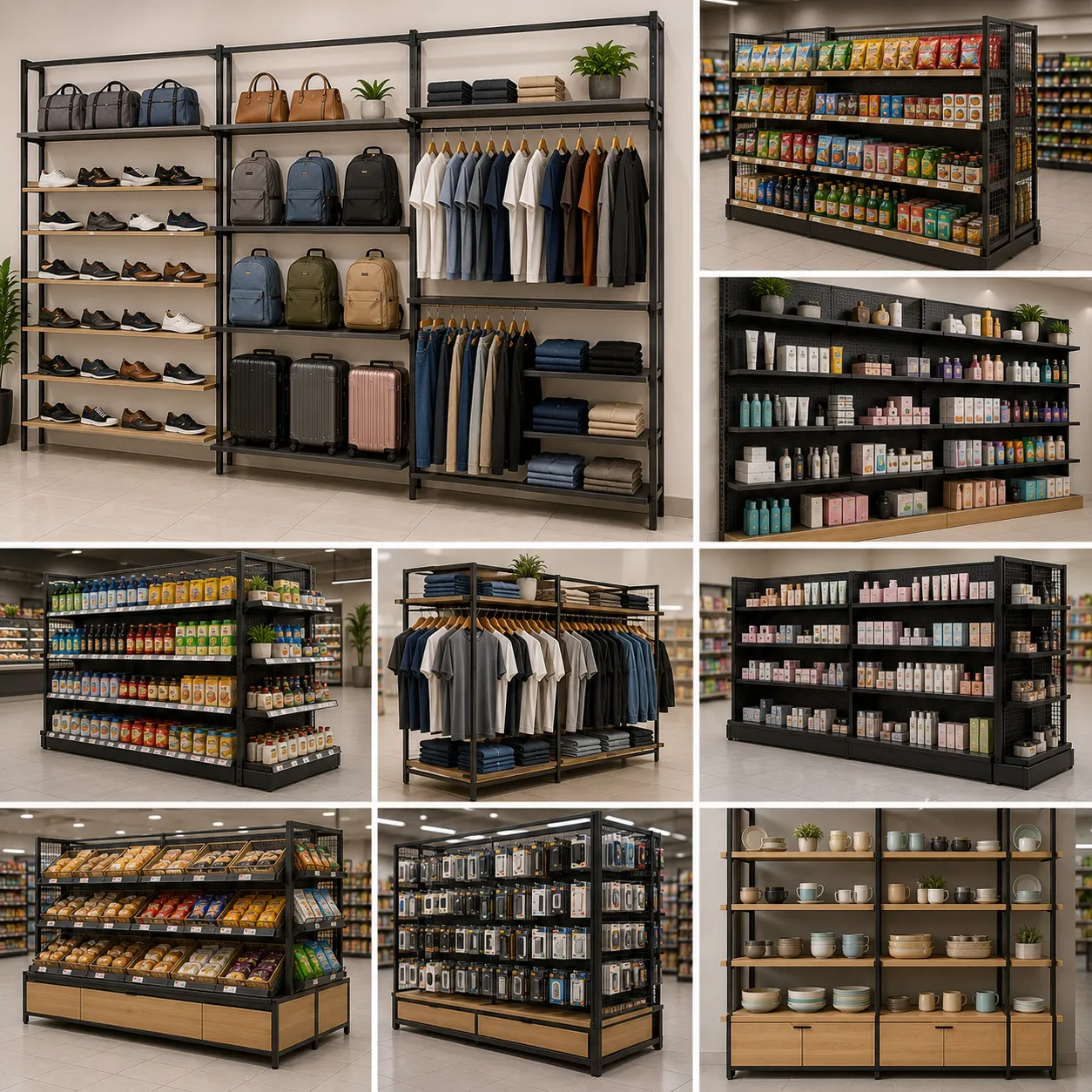 Wall & Centre Display Racks