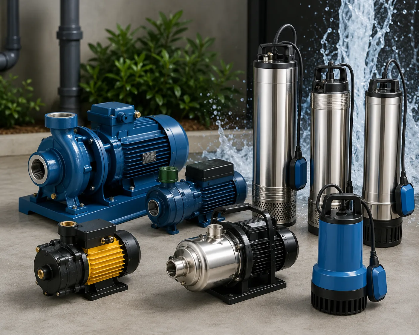 Water Pumps & Submersible Pumps
