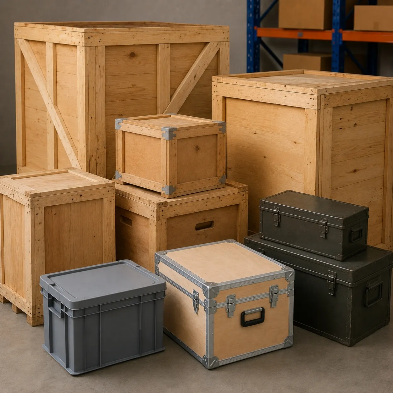 Wooden Crates & Industrial Boxes