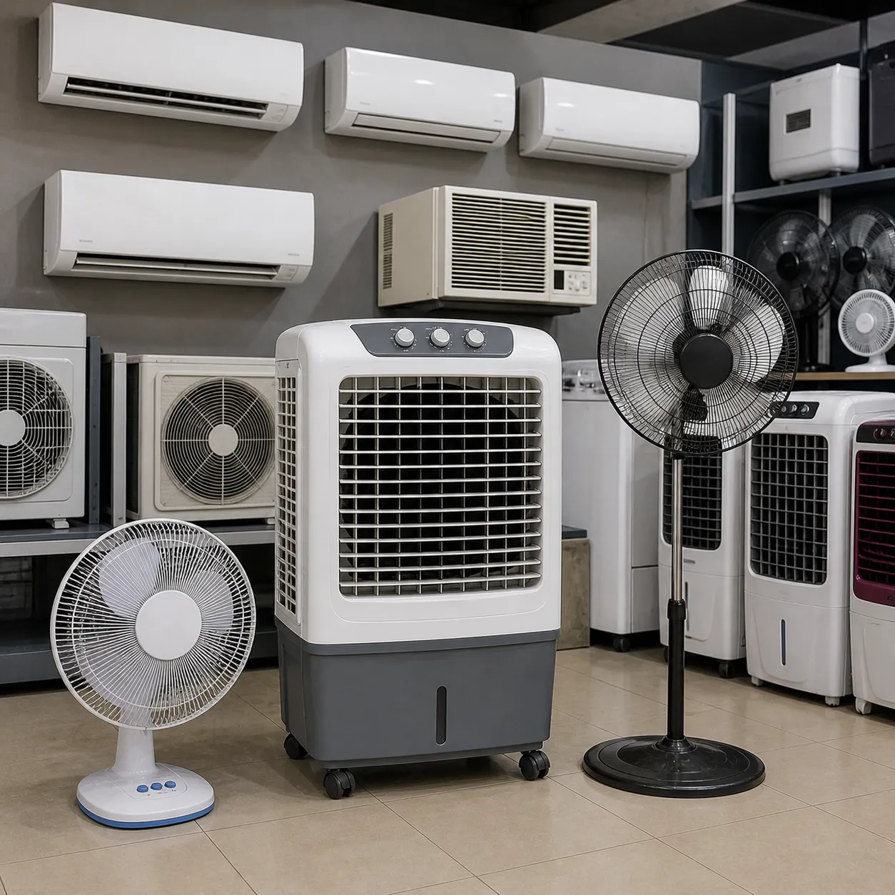 Air Conditioners, Fans & Coolers