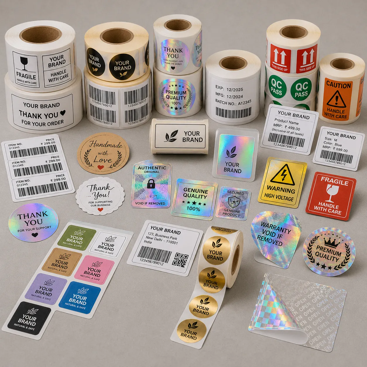 Labels, Stickers & Holograms