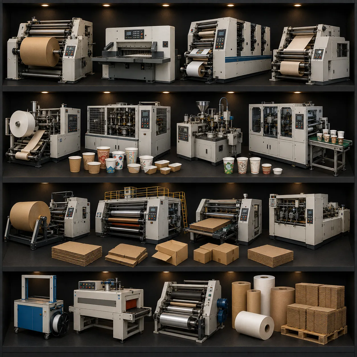 Paper, Cup & Corrugating Machines