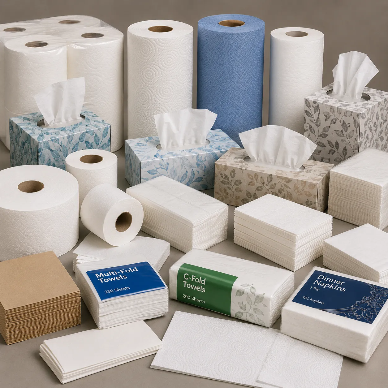 Tissue Paper, Towels & Paper Products