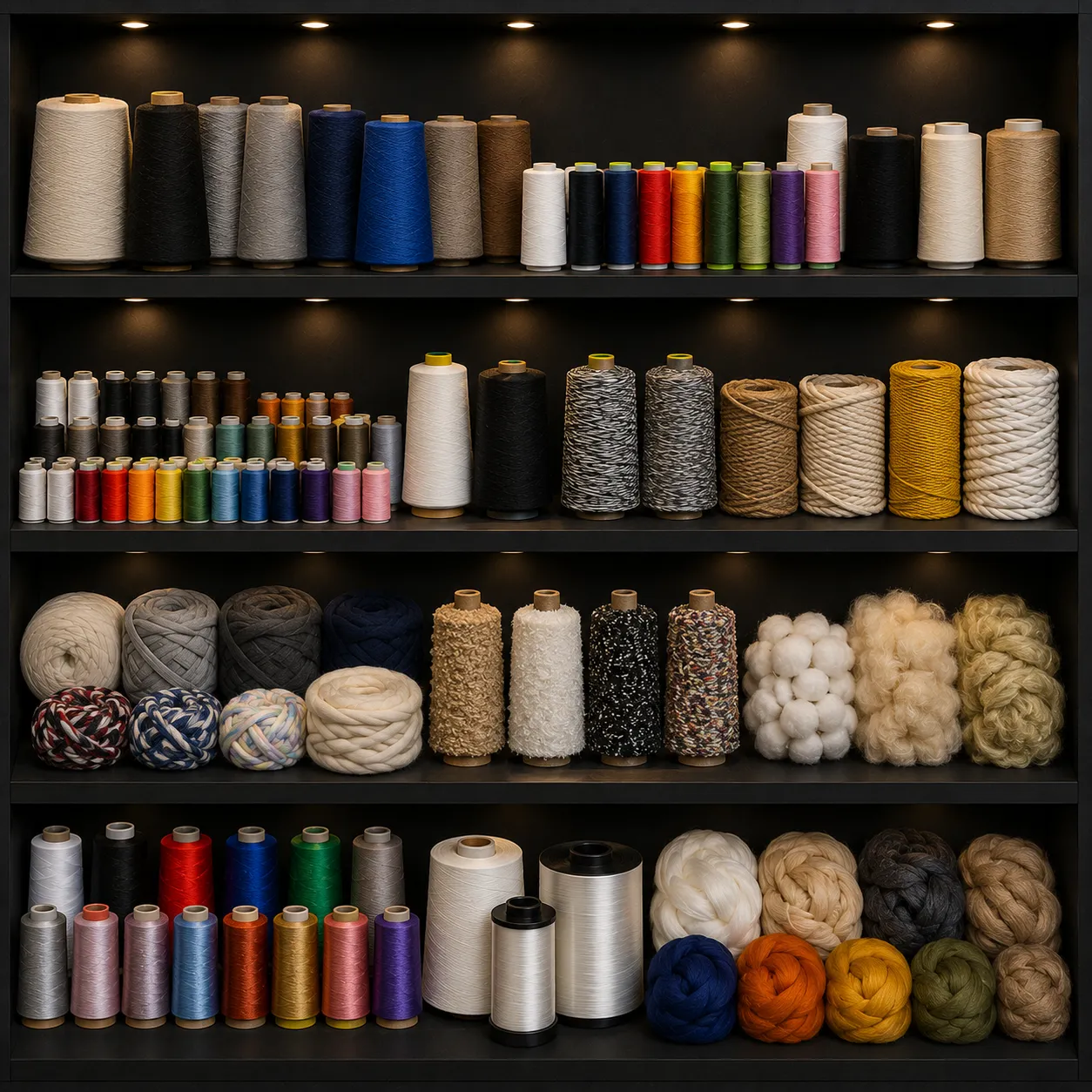 Yarn, Threads & Fibers