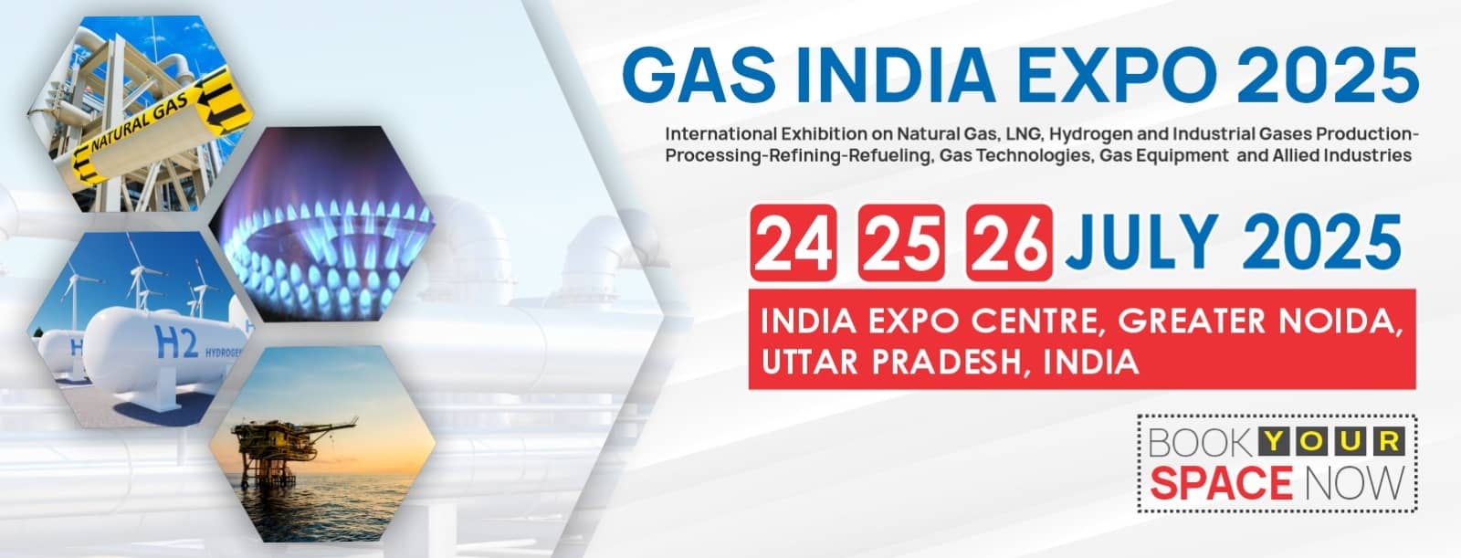 Gas India Expo 2025 banner
