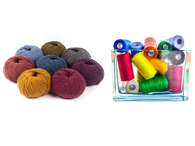 Yarn Threads and Fibers