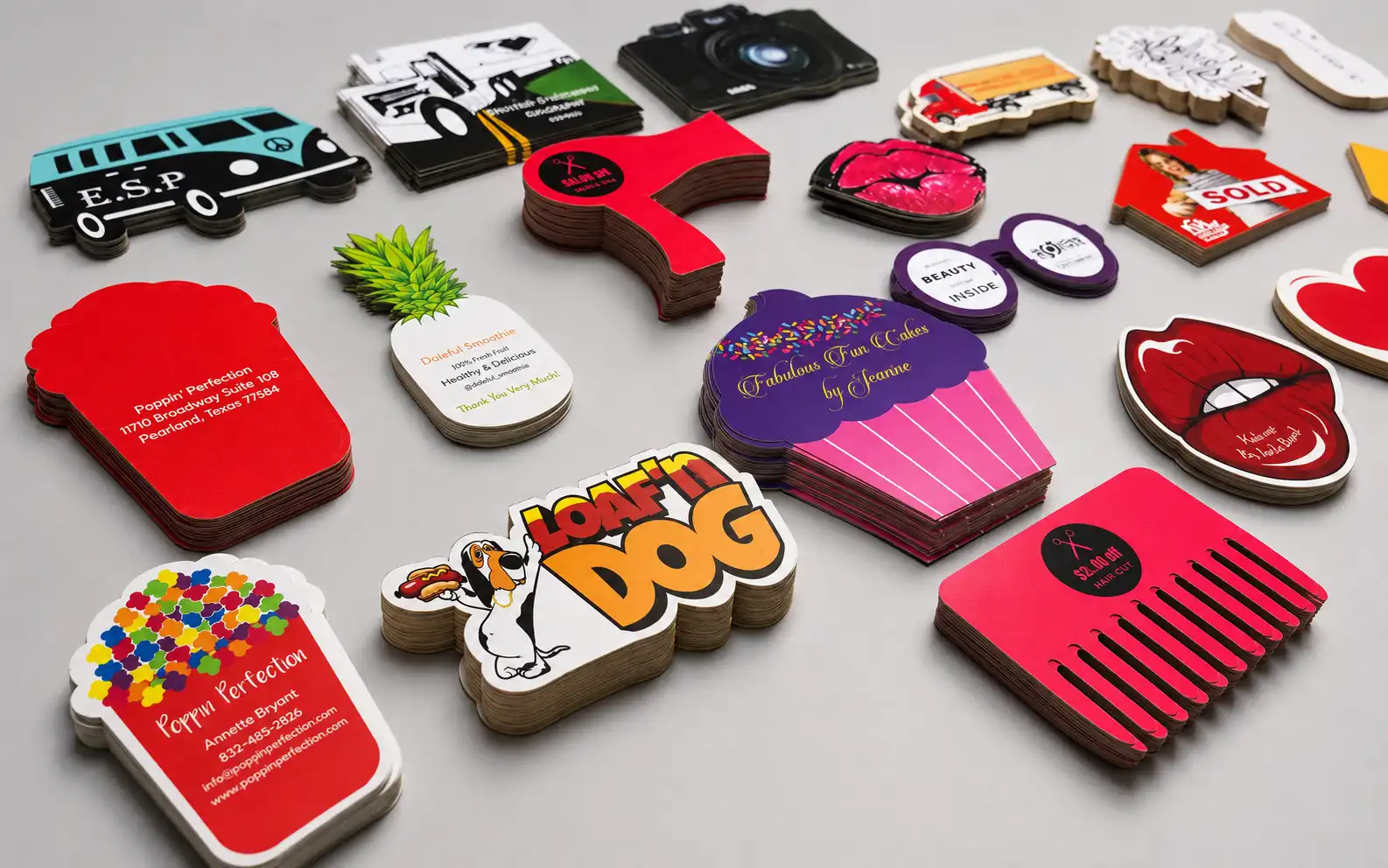 Die Cut Business Card