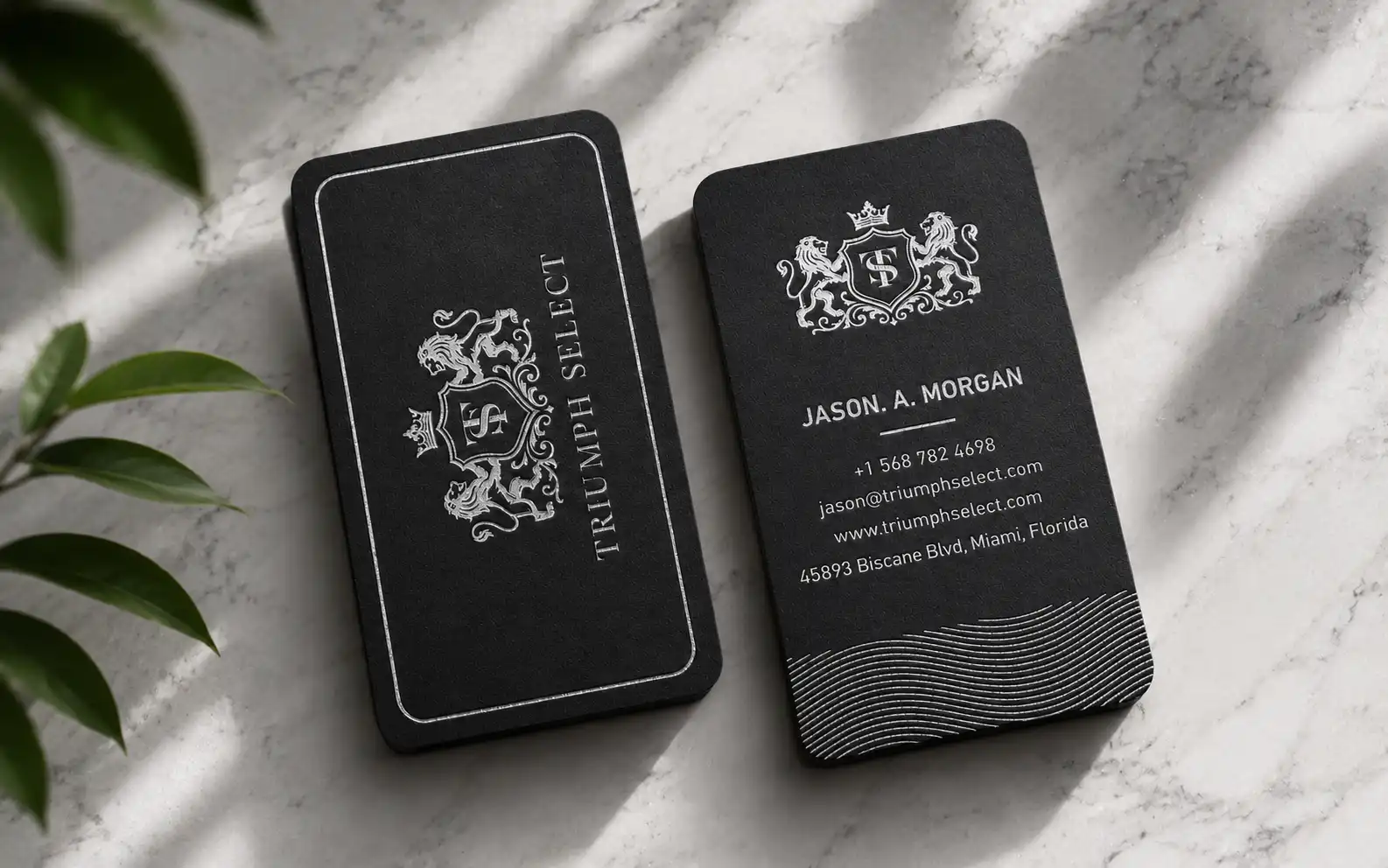 Foiled Business Card