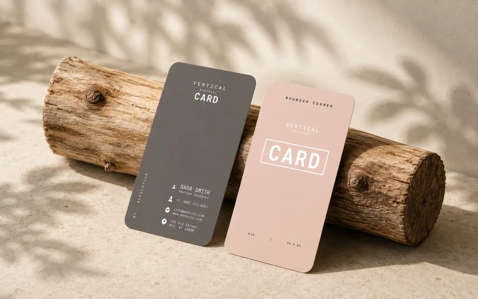 Round Corners Business Card