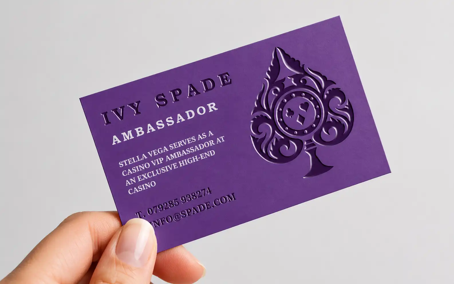 Spot UV Business Card