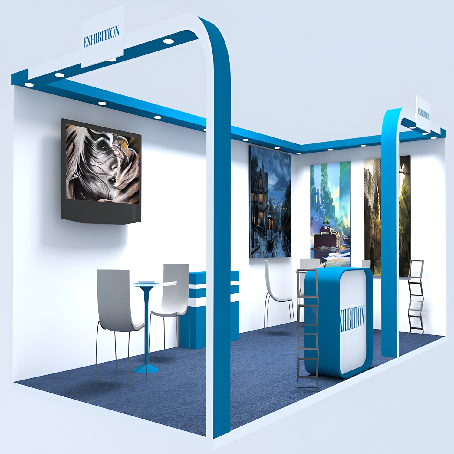 3D Exhibition Stall Design