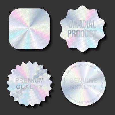 Holographic Stickers Labels