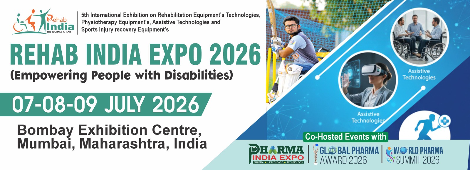 Rehab India Expo - Bombay Exhibition Centre, Mumbai