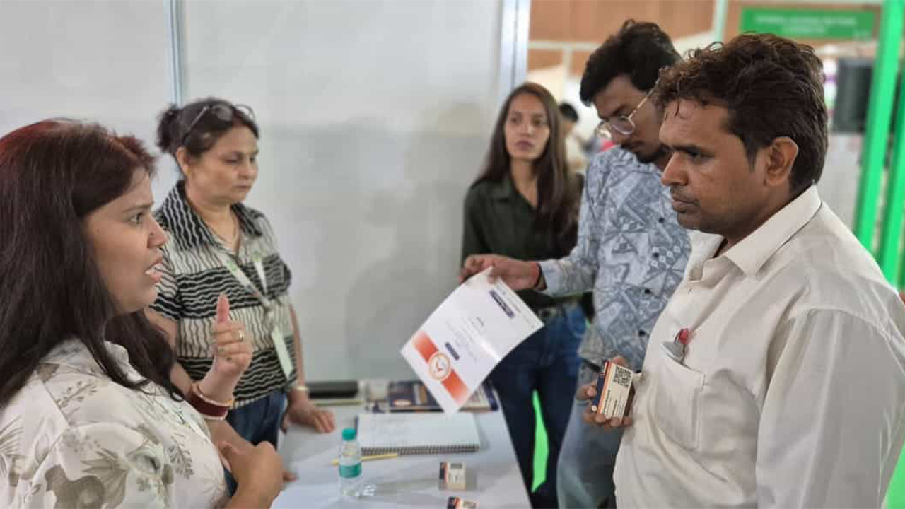 our stall in exhibition