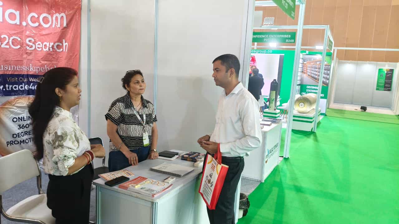 our stall in exhibition