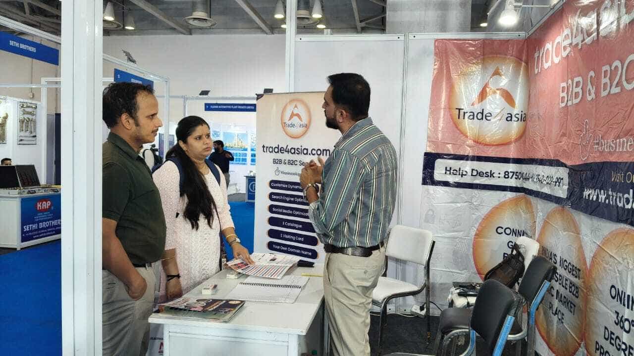 our stall in exhibition