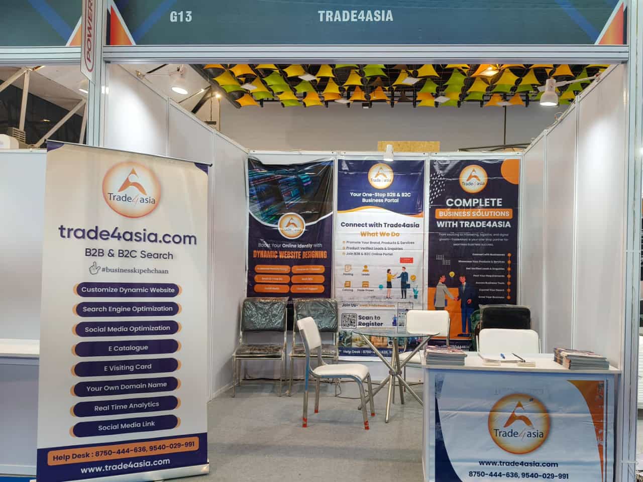 our stall in exhibition