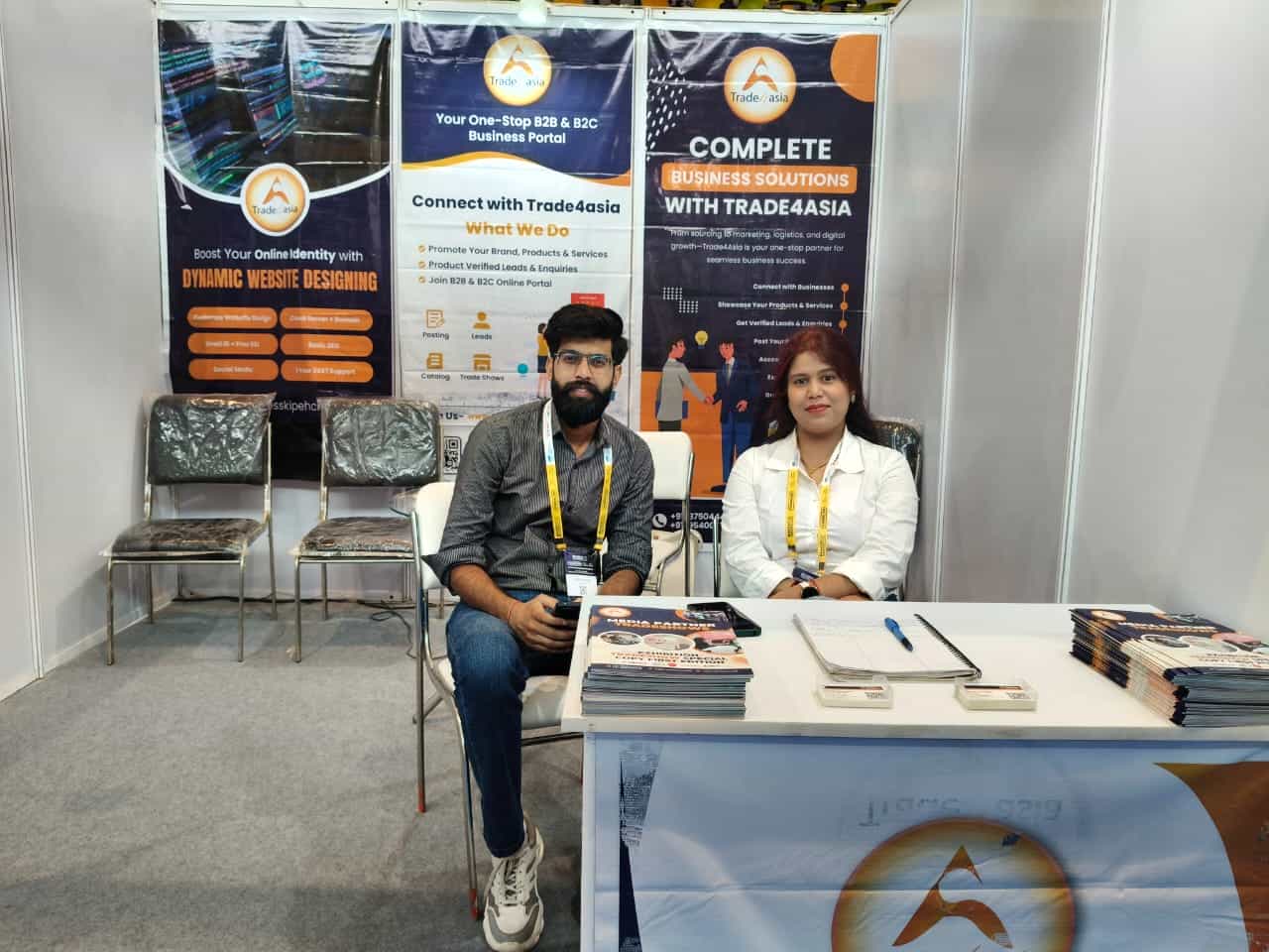 our stall in exhibition