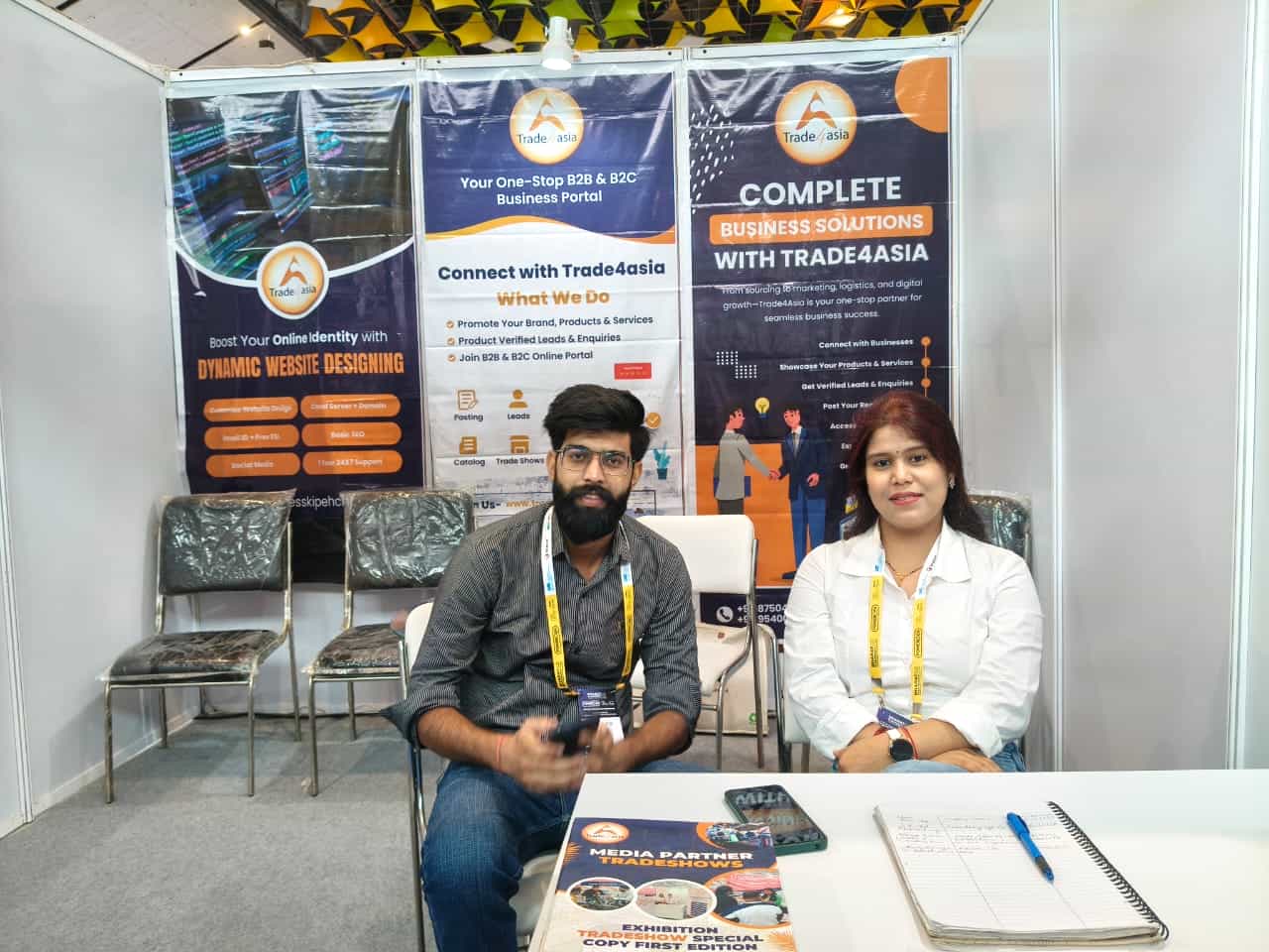 our stall in exhibition