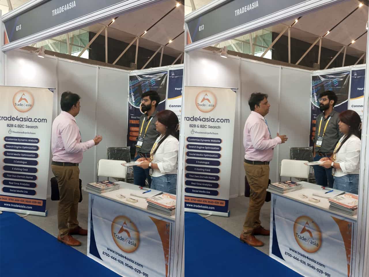 our stall in exhibition