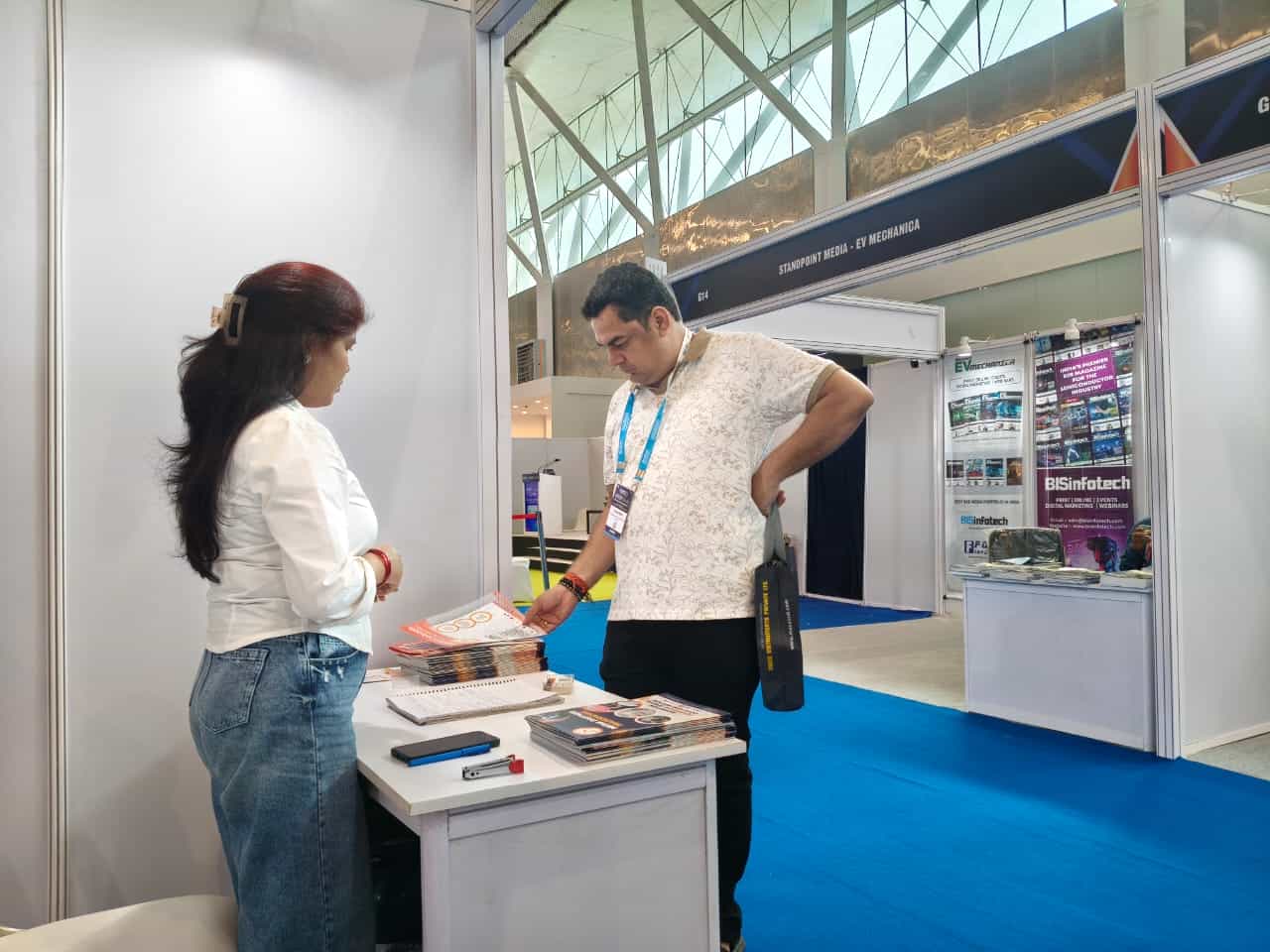 our stall in exhibition