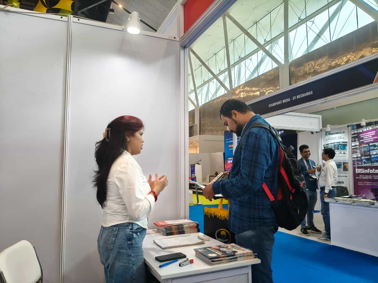 our stall in exhibition