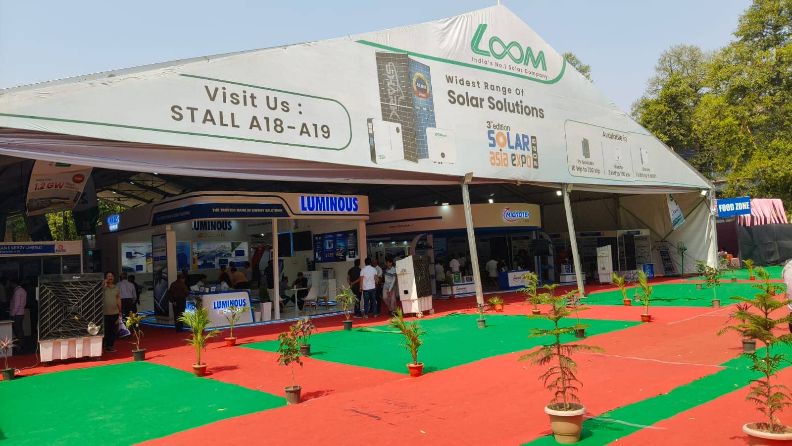 our stall in exhibition