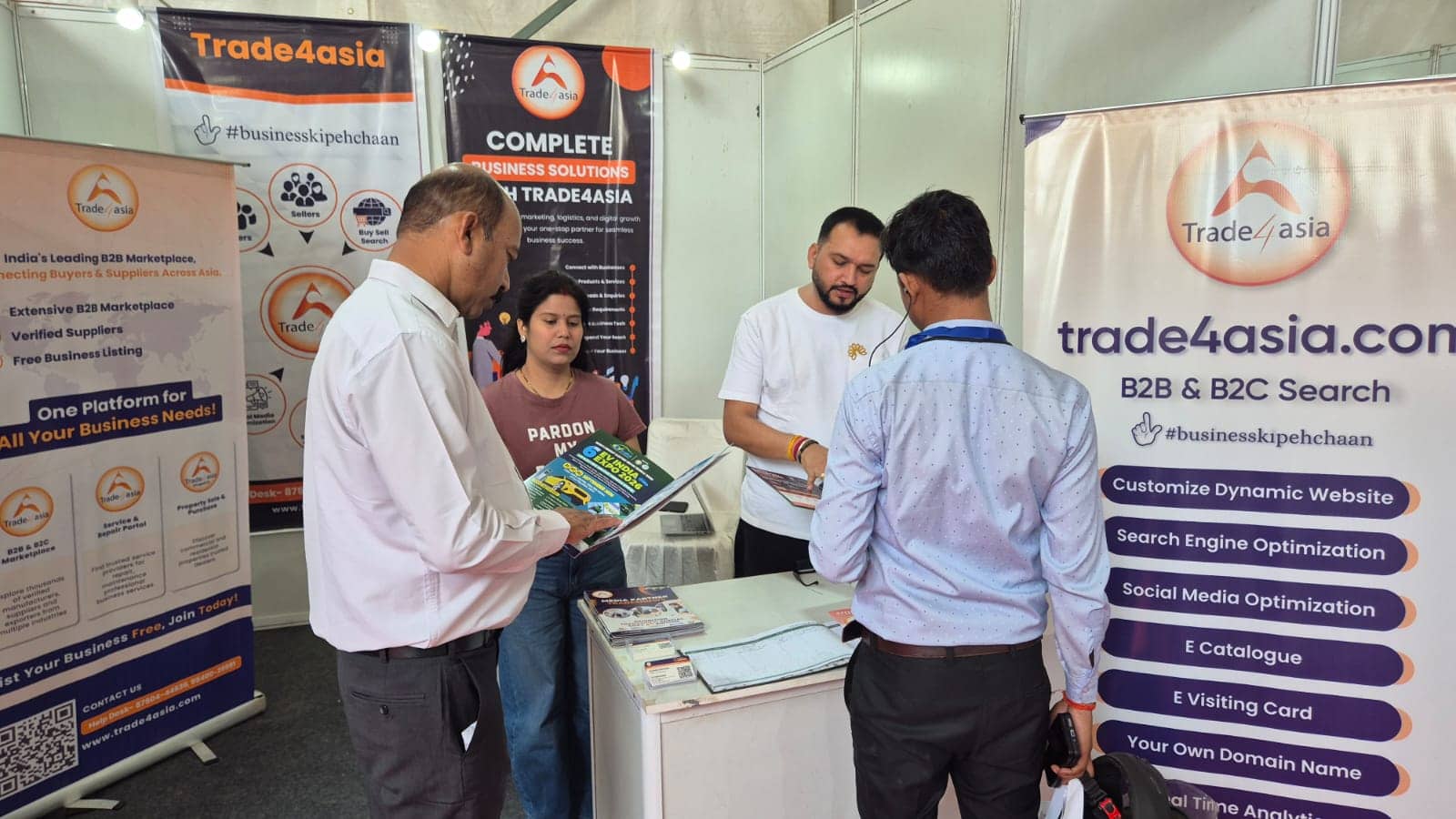 our stall in exhibition