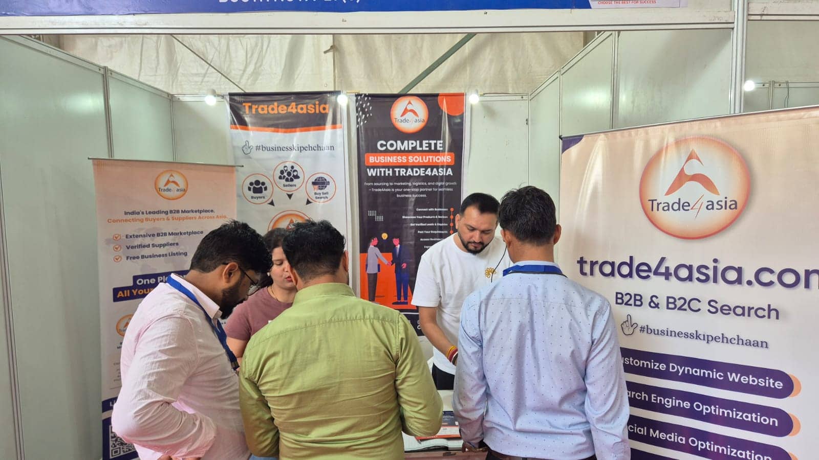 our stall in exhibition