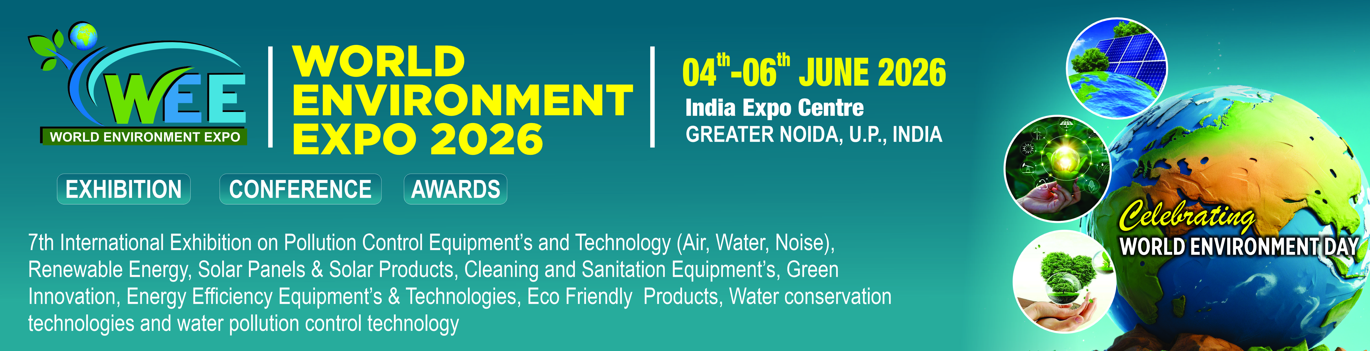 World Environment Expo (WEE) - India Expo Centre, Greater Noida